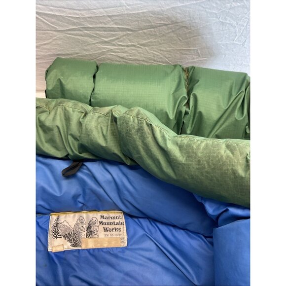 *RARE* Vintage 1970s Marmot Mountain Works Puffer Down Jacket L One person sewn‎ - Picture 6 of 12